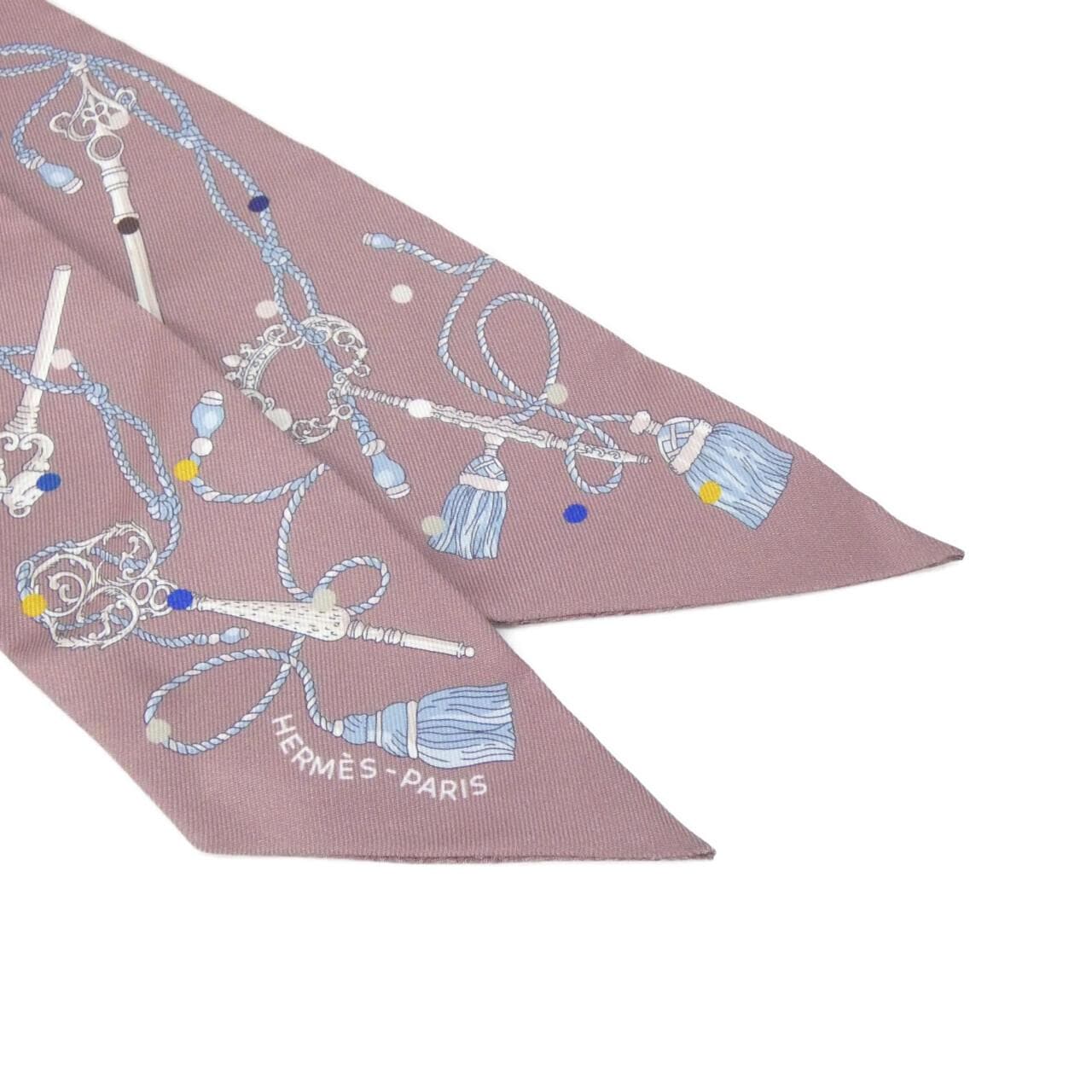【未使用品】エルメス LES CLES A POIS ツイリー 063871S スカーフ