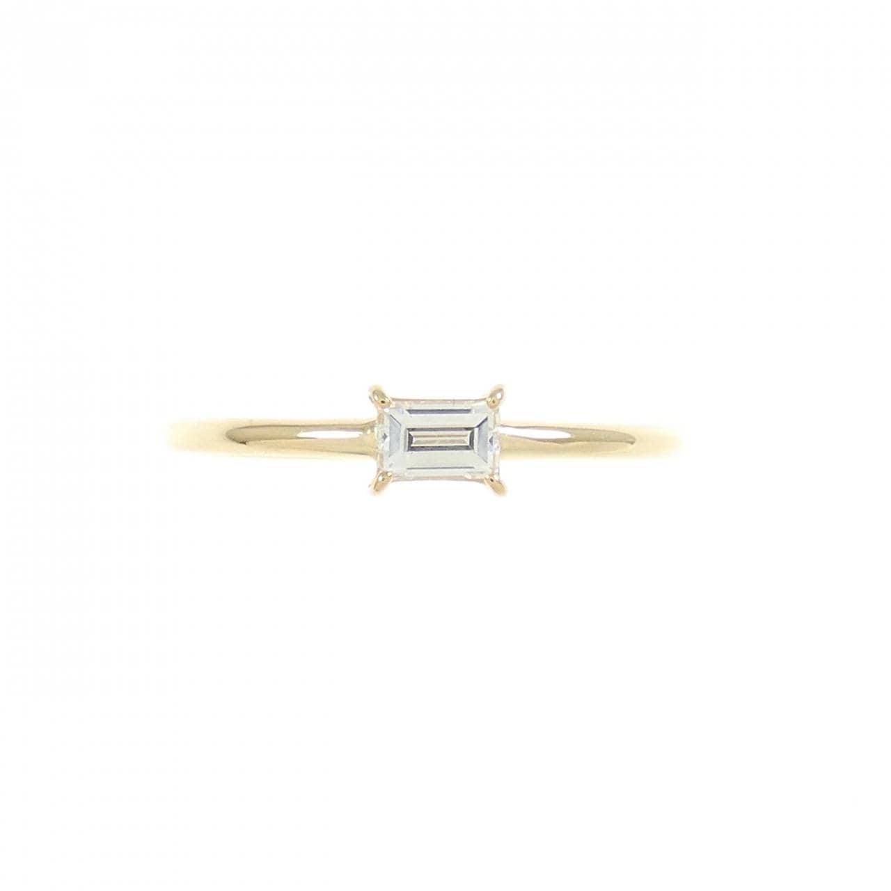 【リメイク】K18YG ダイヤモンド リング 0.15CT