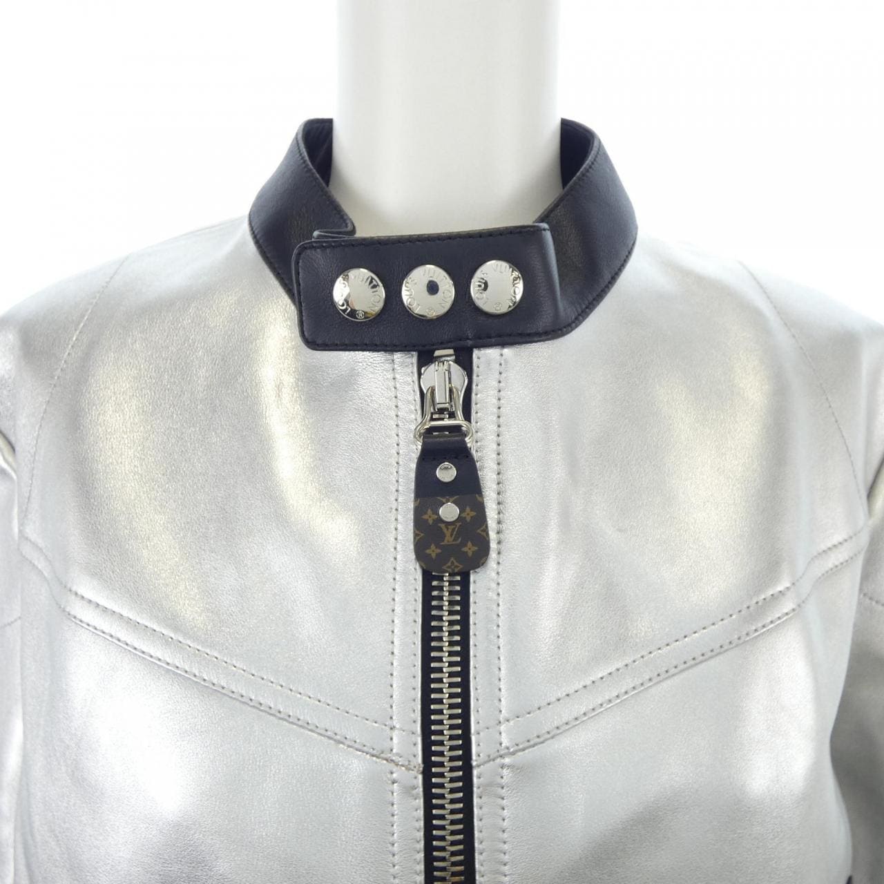 ルイヴィトン LOUIS VUITTON レザーライダースジャケット