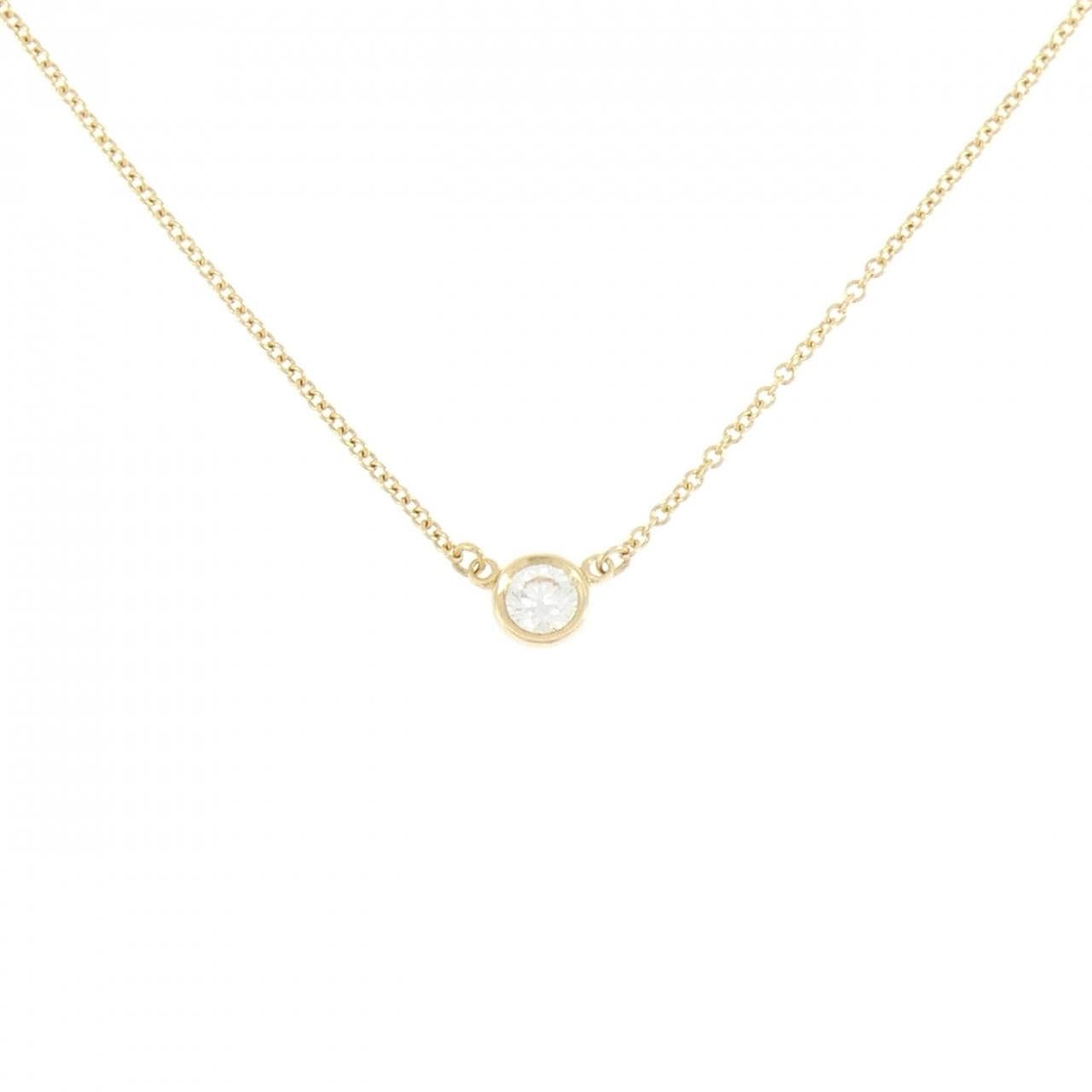 ティファニー バイザヤード ネックレス 0.18CT G VS2 3EXT