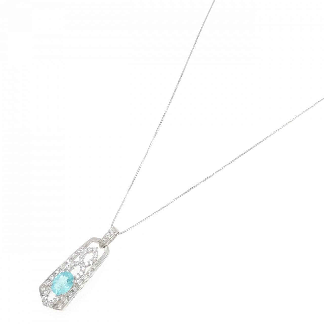 PT900/PT850 パライバトルマリン ネックレス 1.020CT
