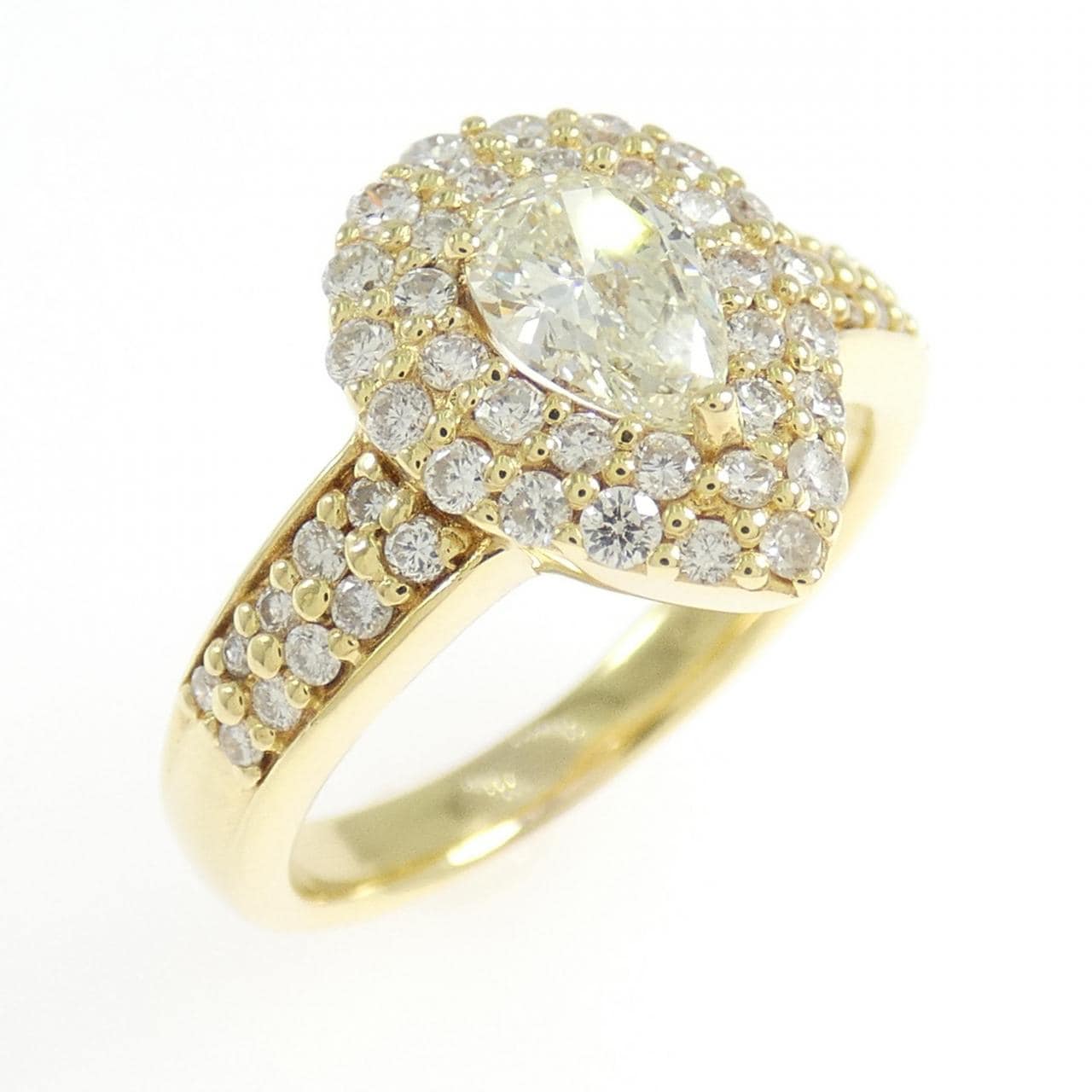 K18YG ダイヤモンド リング 0.45CT