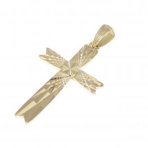 K18YG クロス ペンダント