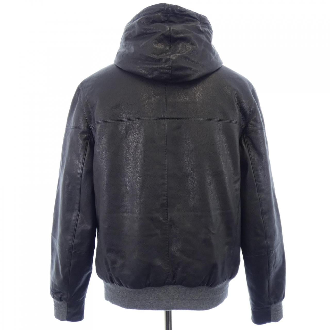 ブルネロクチネリ BRUNELLO CUCINELLI レザージャケット