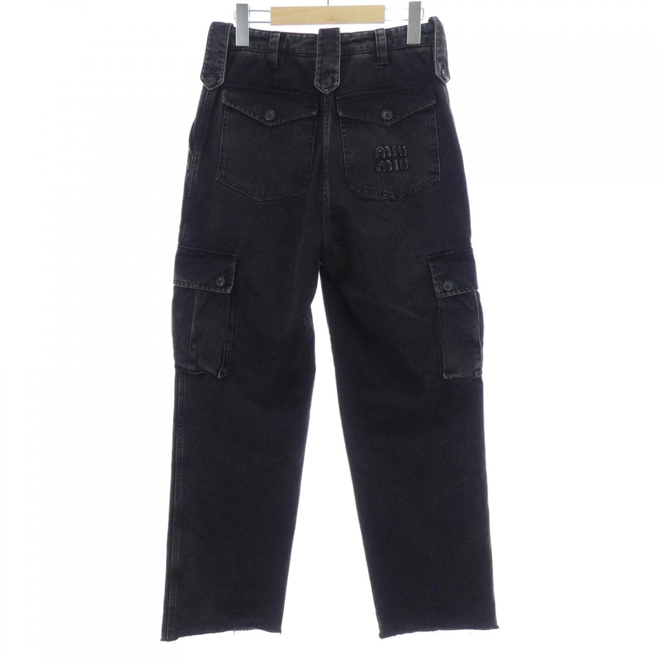 ミュウミュウ MIU MIU MIU MIU ロゴ GWP461 115V ジーンズ
