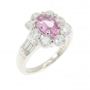 PT900 サファイヤ リング 0.727CT