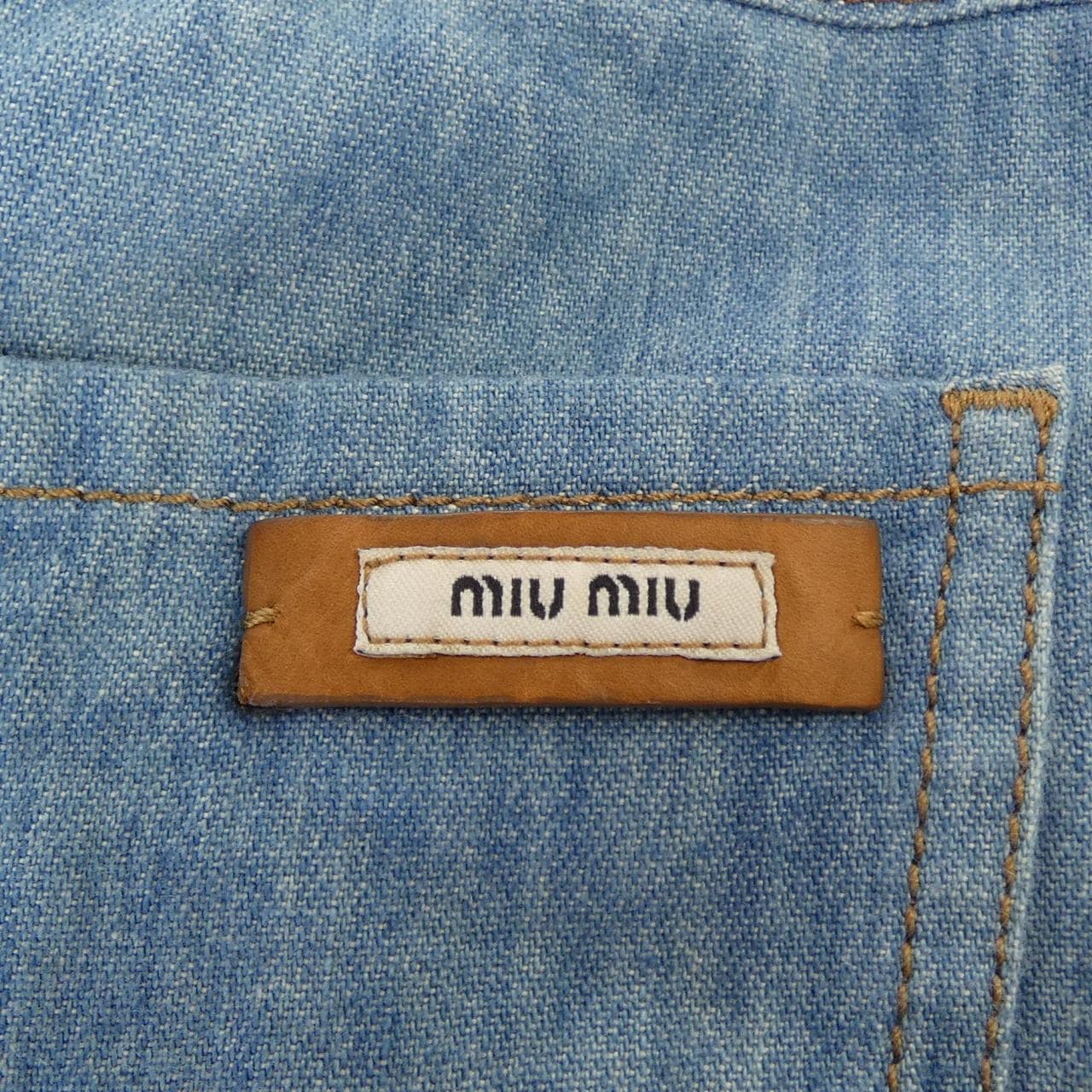 ミュウミュウ MIU MIU GWP177 1L55 パンツ