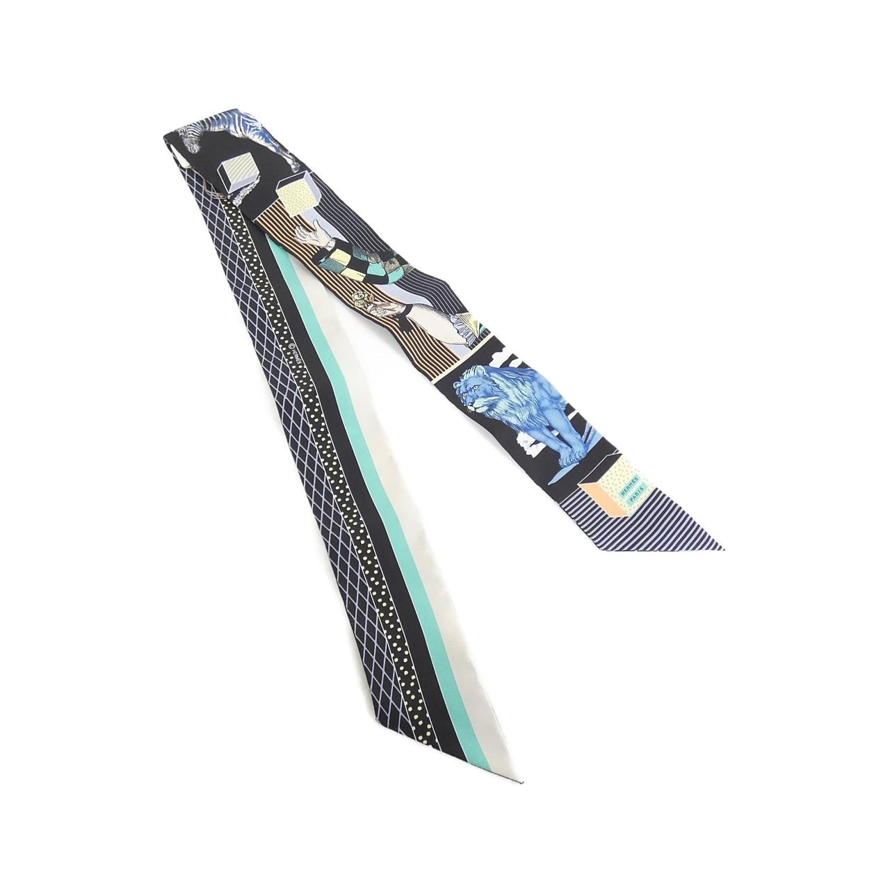 【未使用品】エルメス GRAND THEATRE NOUVEAU ツイリー 063761S スカーフ
