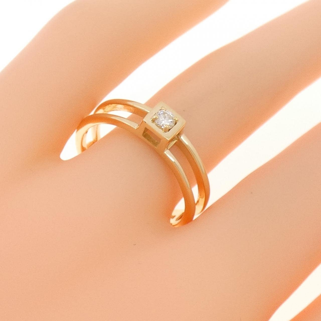 ギンザ タナカ ダイヤモンド リング 0.08CT
