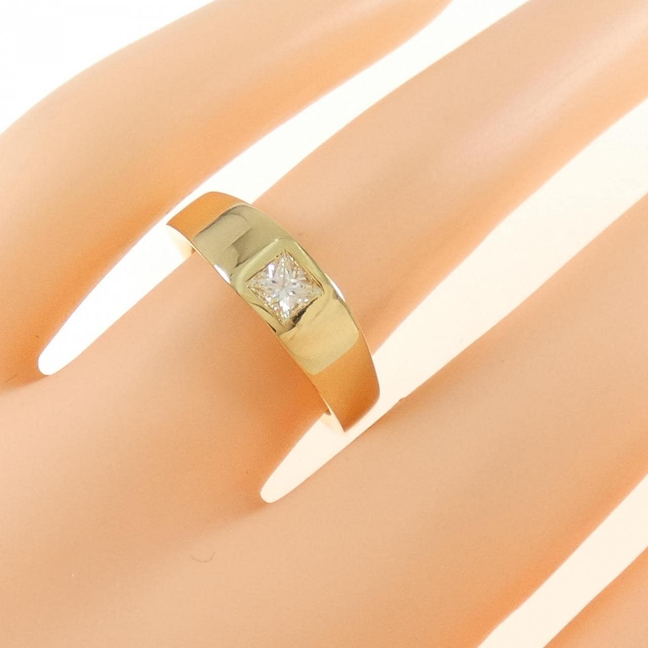 K18YG ダイヤモンド リング 0.308CT