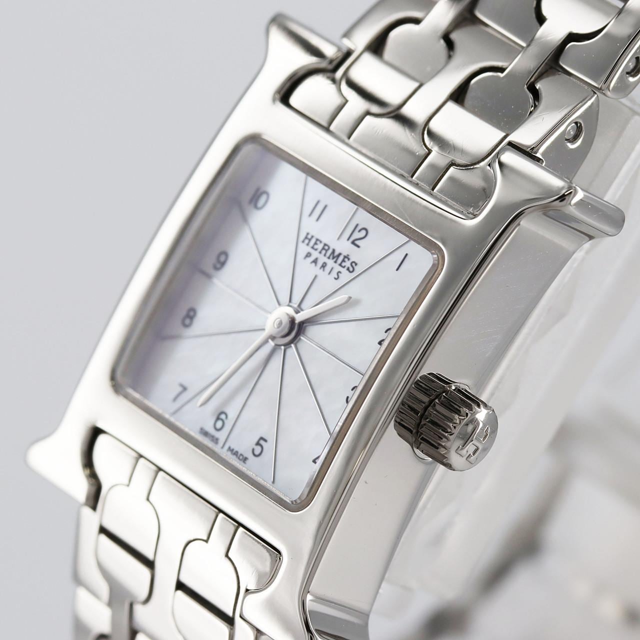 HERMES H 手錶 HH1.110 不銹鋼石英