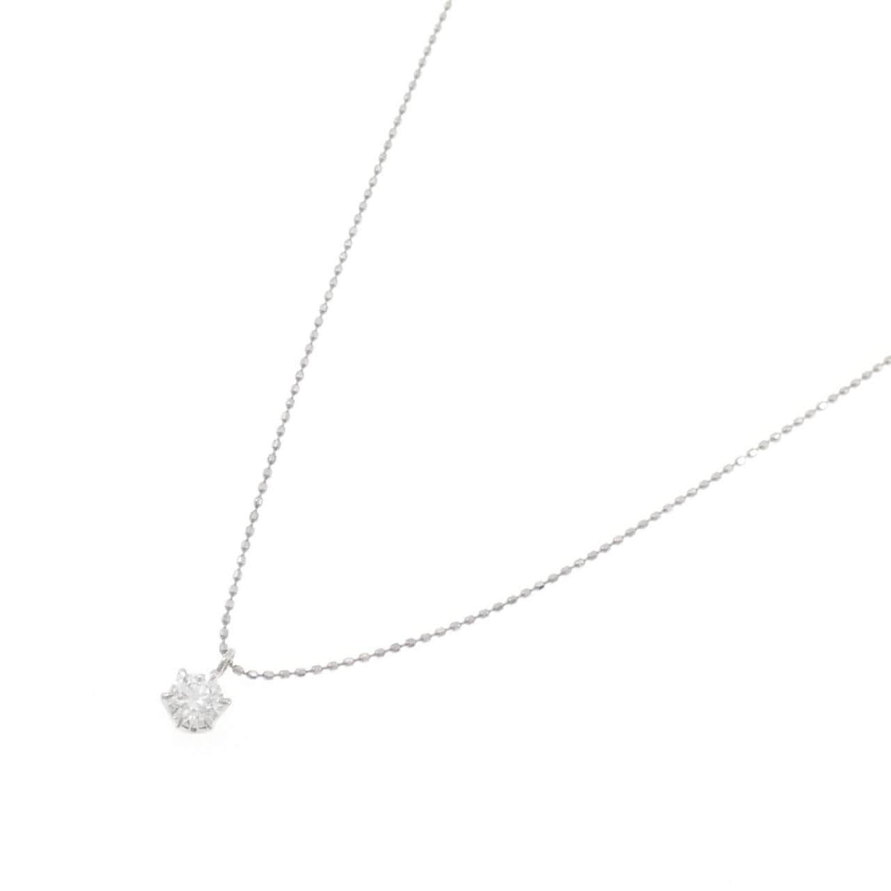 PT900/PT850 ダイヤモンド ネックレス 0.320CT F SI1 VG