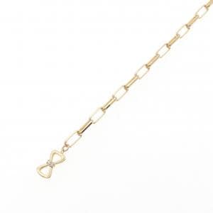 K18YG リボン ブレスレット