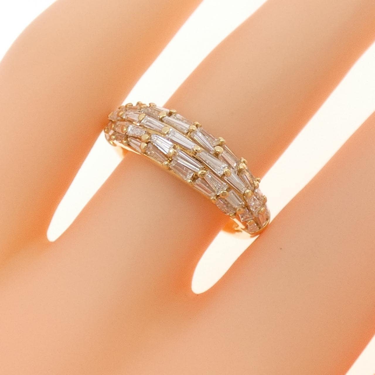 K18YG ダイヤモンド リング 1.14CT