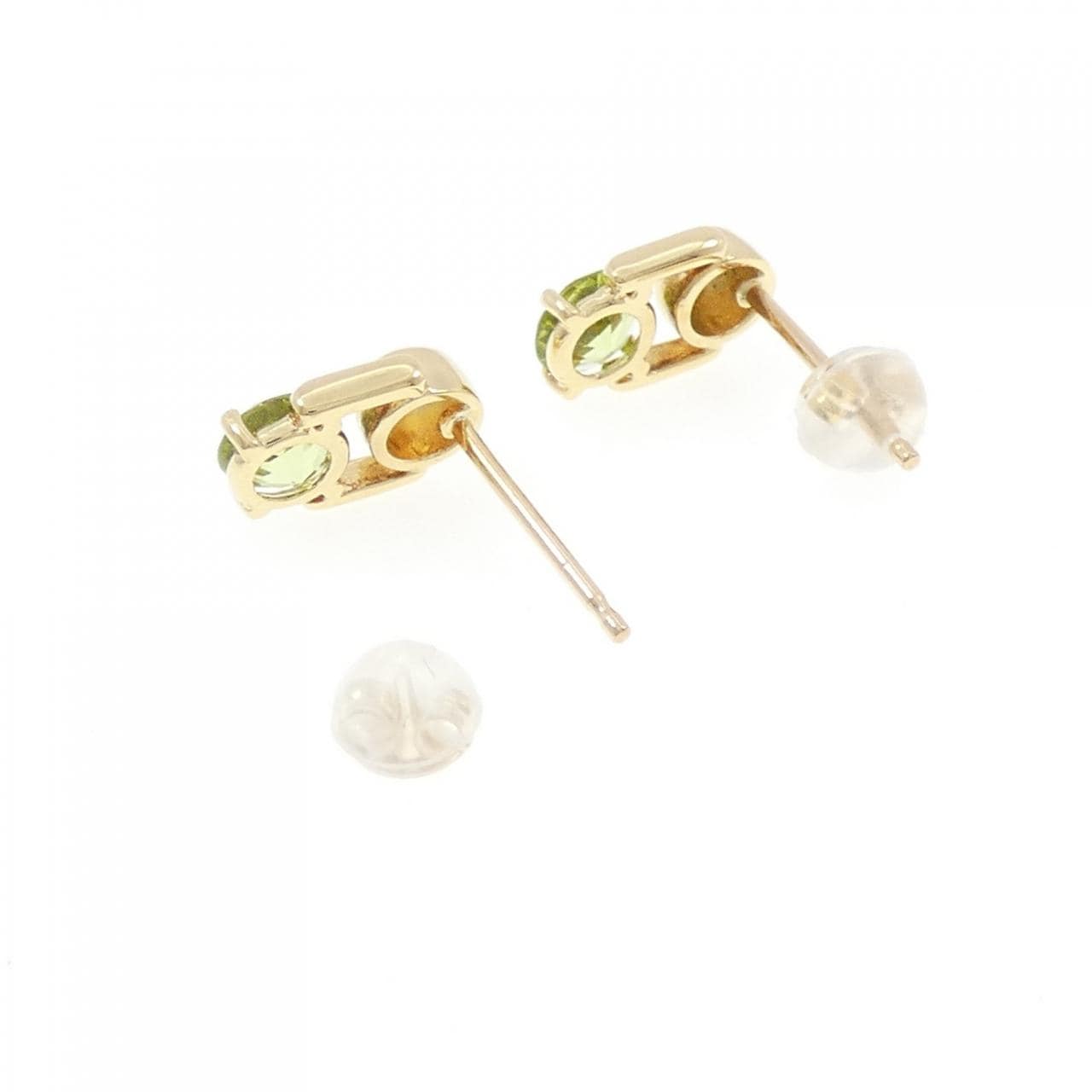 750YG ペリドット ピアス
