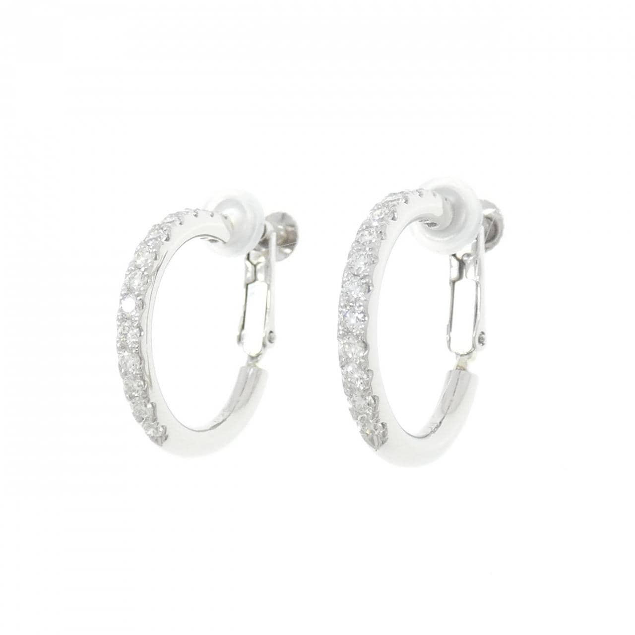 PT900 ダイヤモンド イヤリング 0.52CT