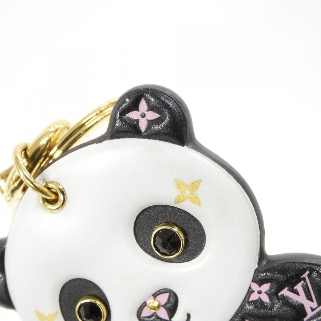 ルイヴィトン モノグラム ポルト クレ LVパンダ M00993 キーリング