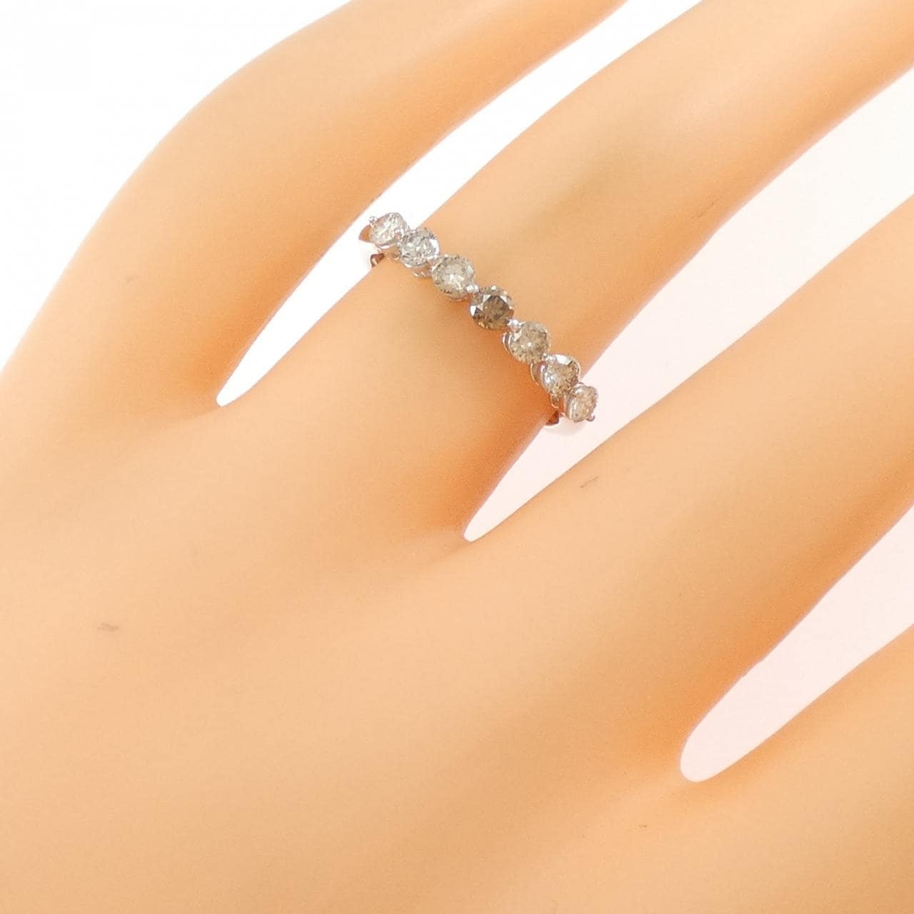 K18WG ダイヤモンド リング 0.50CT
