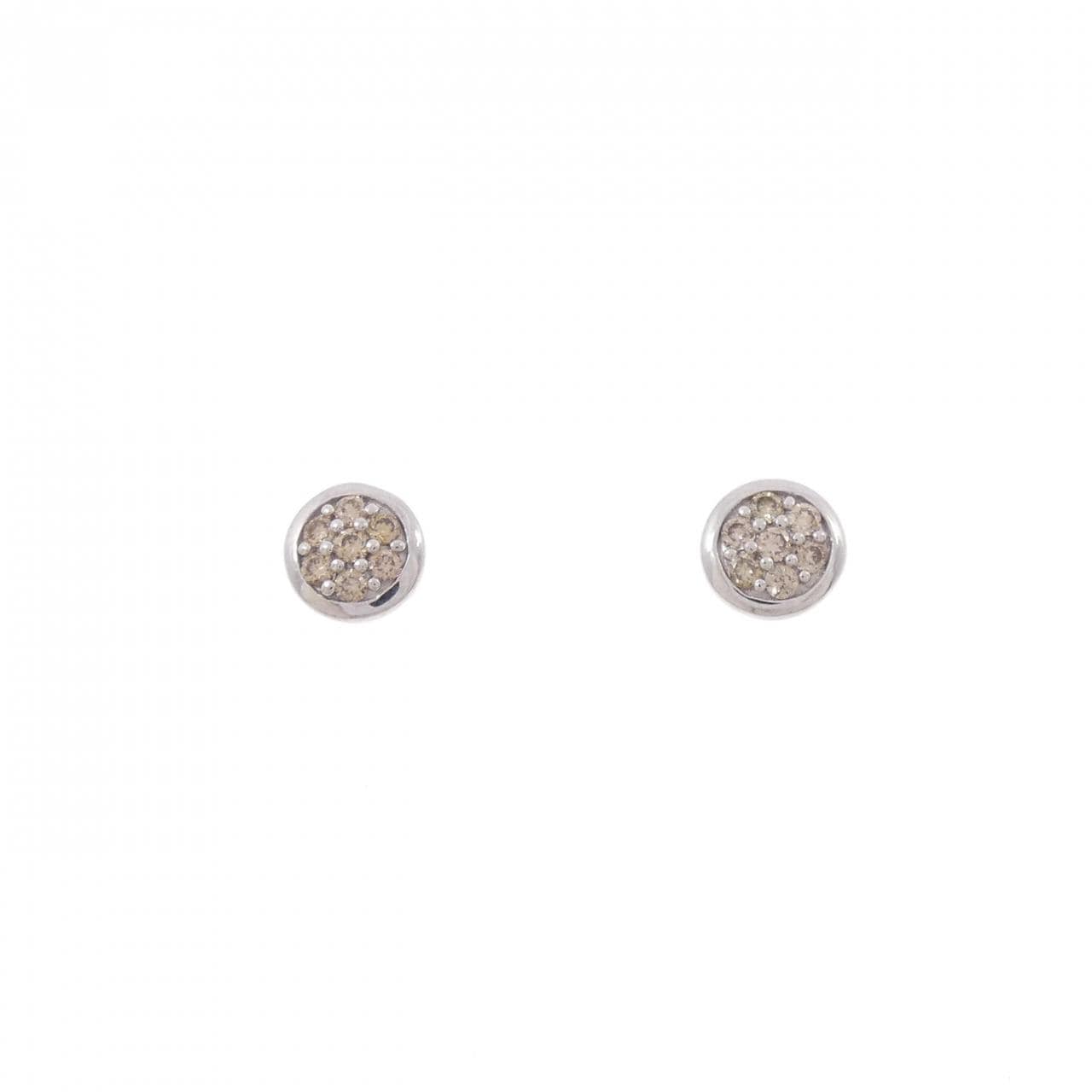 K18WG ダイヤモンド ピアス 0.20CT