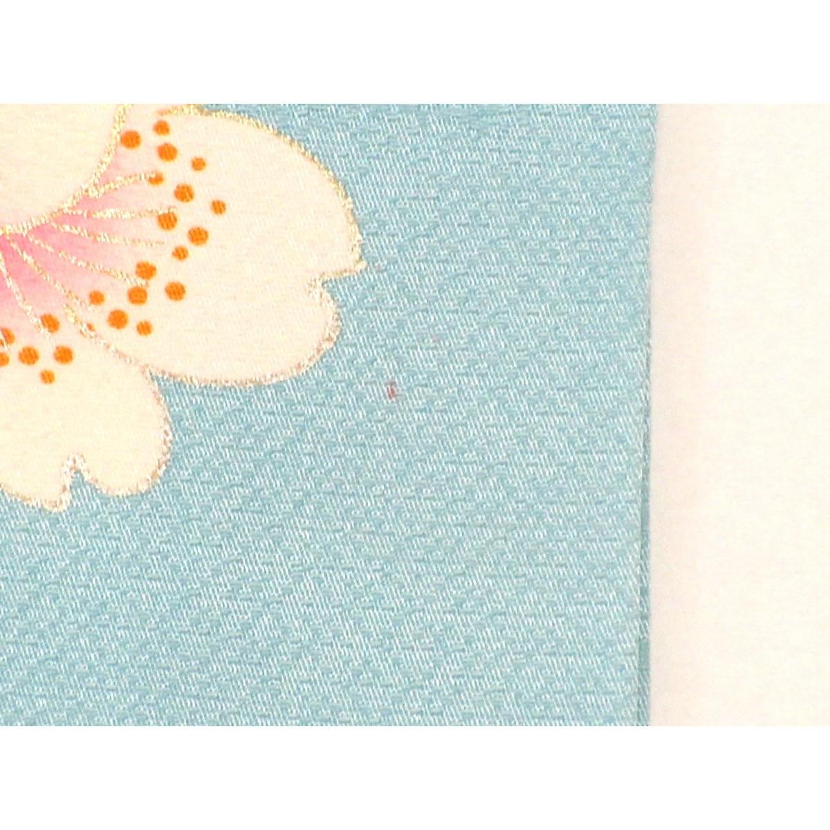 振袖　友禅金彩加工　刺繍入りボカシ染　裄丈Ｓ寸