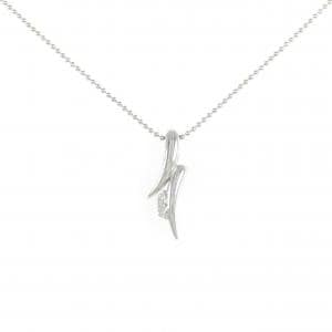 K18WG ダイヤモンド ネックレス