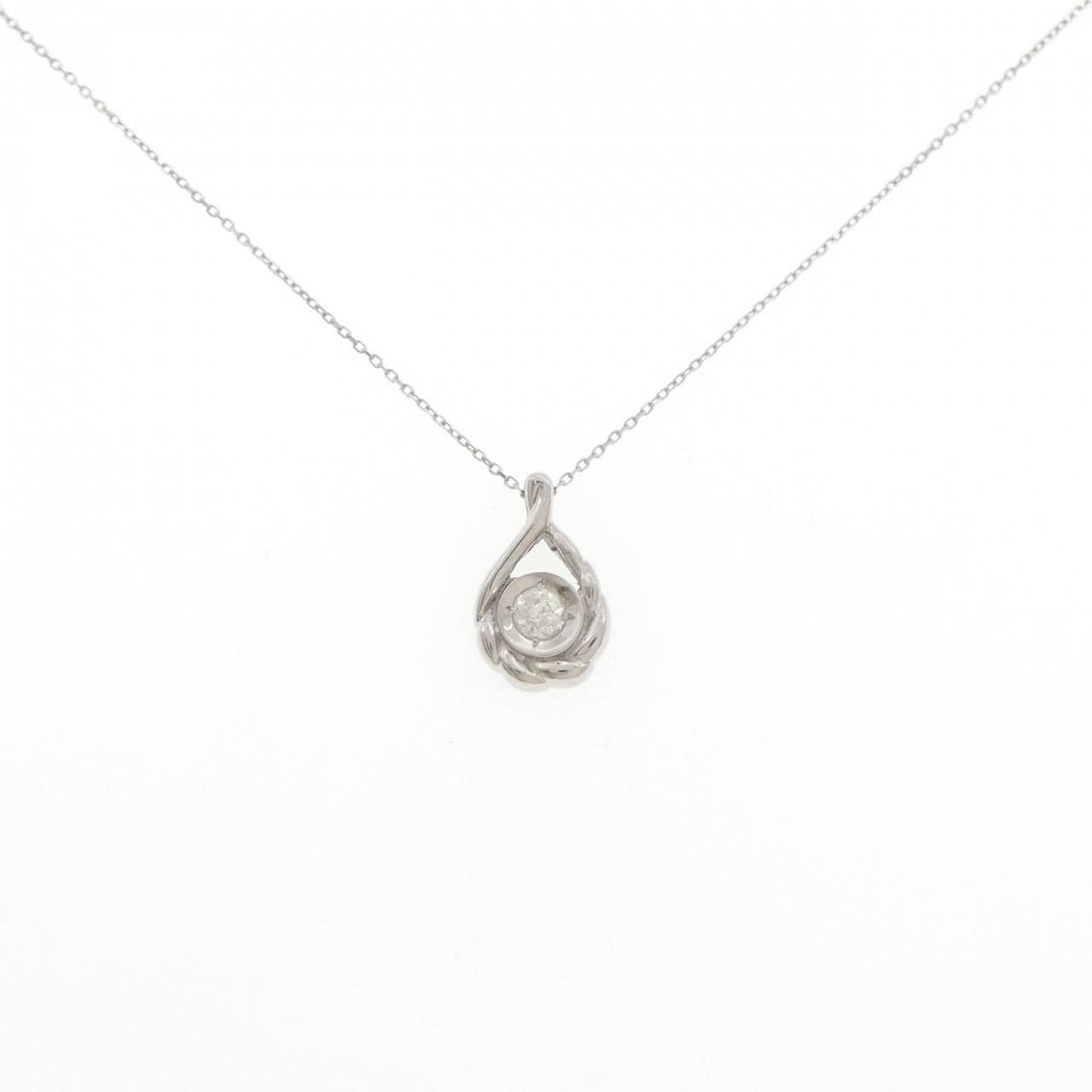 PT900/PT850 ダイヤモンド ネックレス 0.20CT