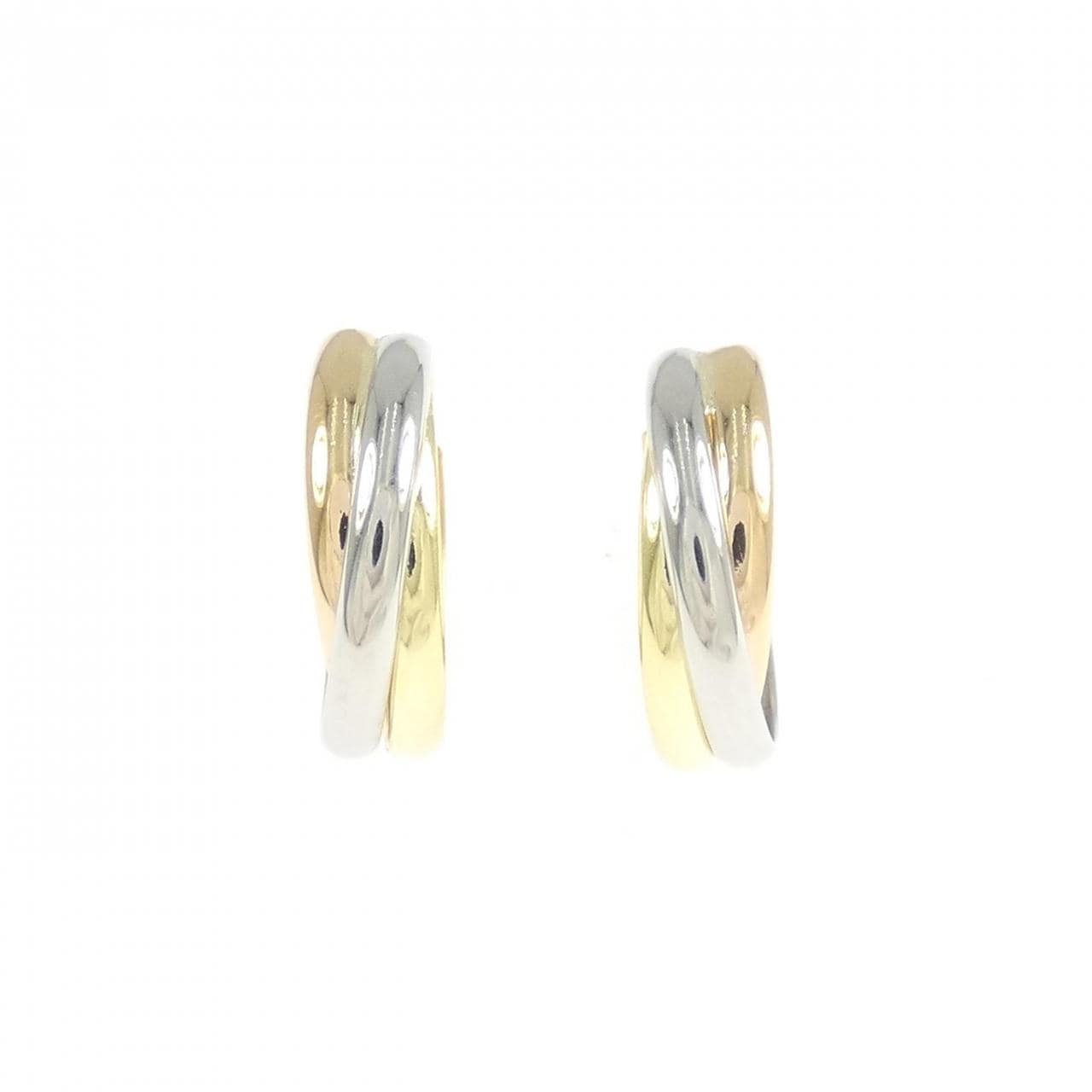 K18YG/PT900/K18PG圈形耳钉