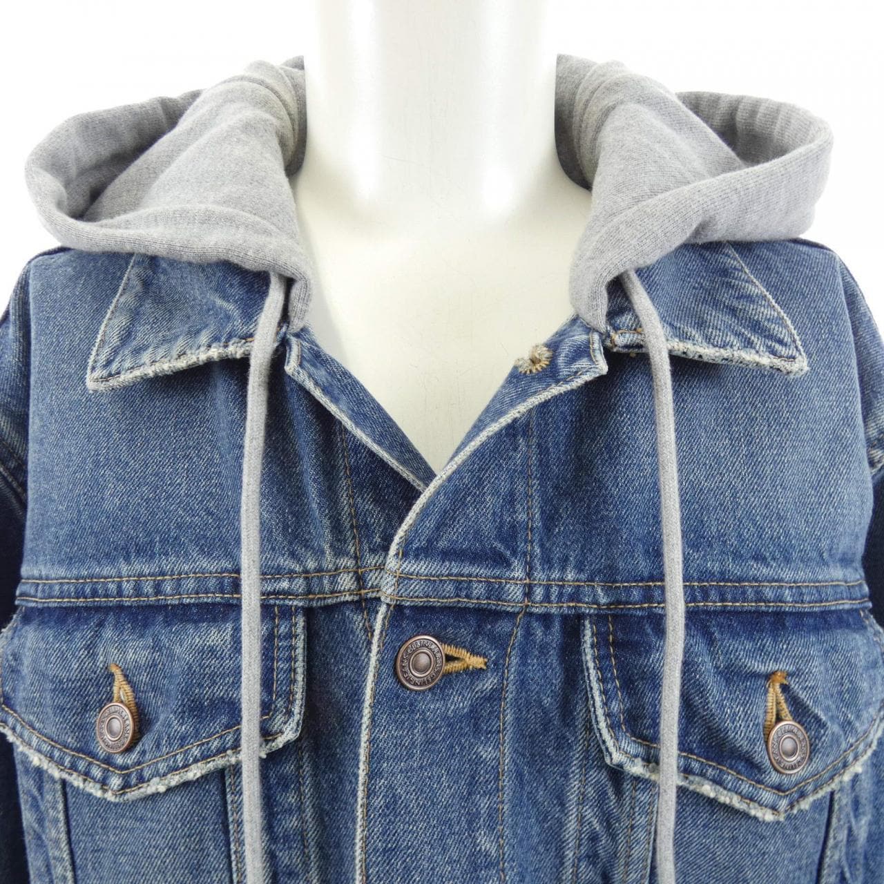 セリーヌ CELINE フード付きトラッカージャケット 2Q472930F デニムジャケット