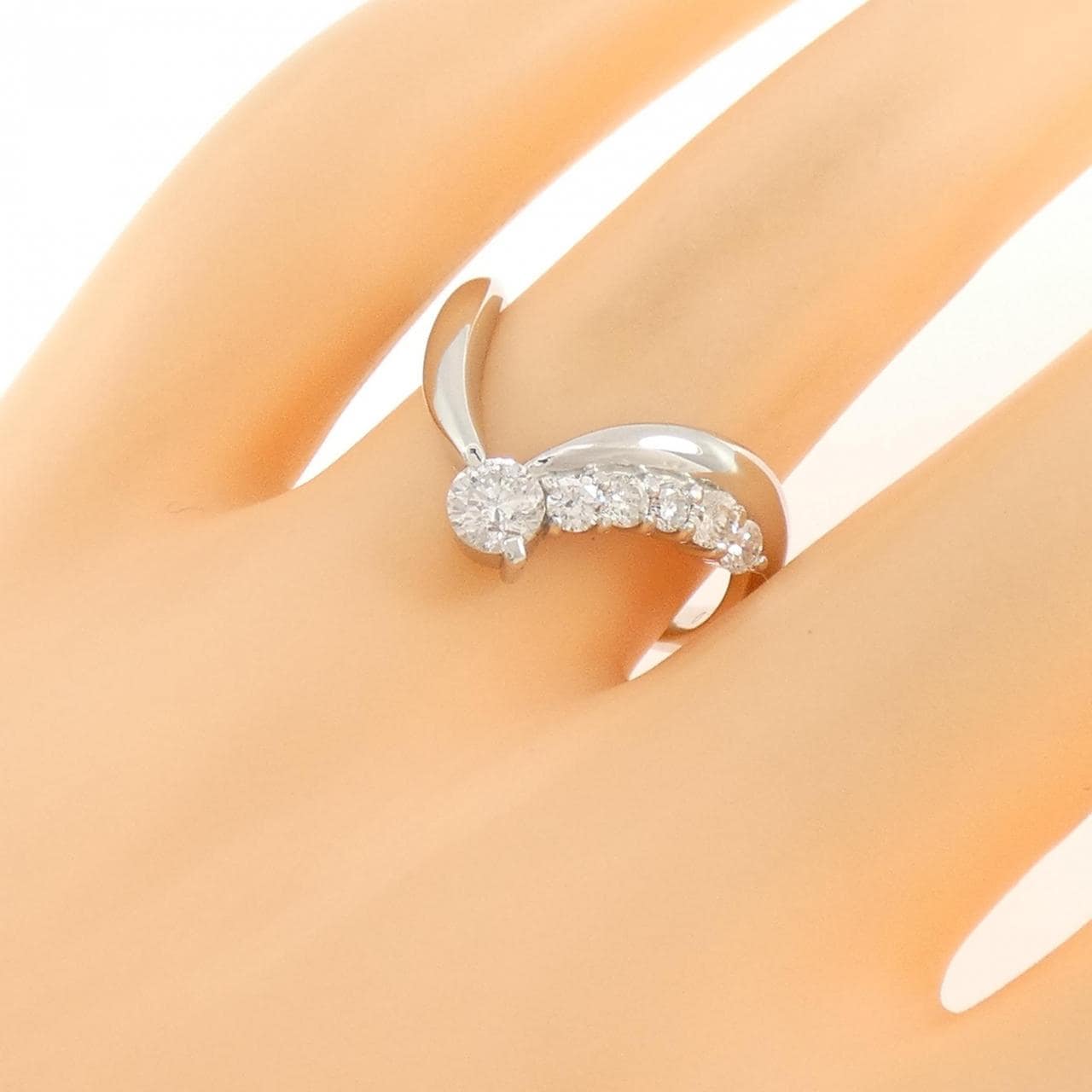 PT900 ダイヤモンド リング 0.51CT