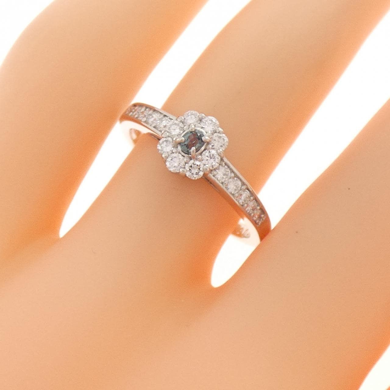PT900 アレキサンドライト リング 0.07CT