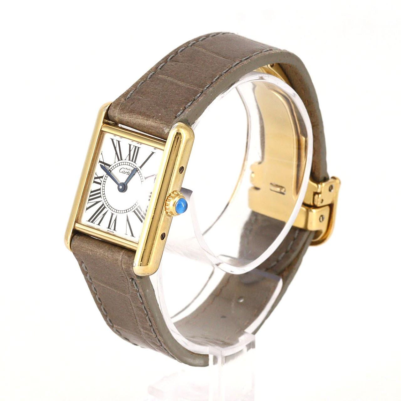【ノーメンテナンス還元価格】カルティエ マストタンクSM GP W1005554 GP クォーツ
