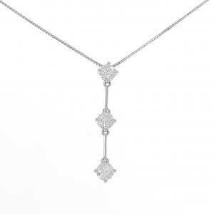 PT850 スリーストーン ダイヤモンド ネックレス 1.00CT