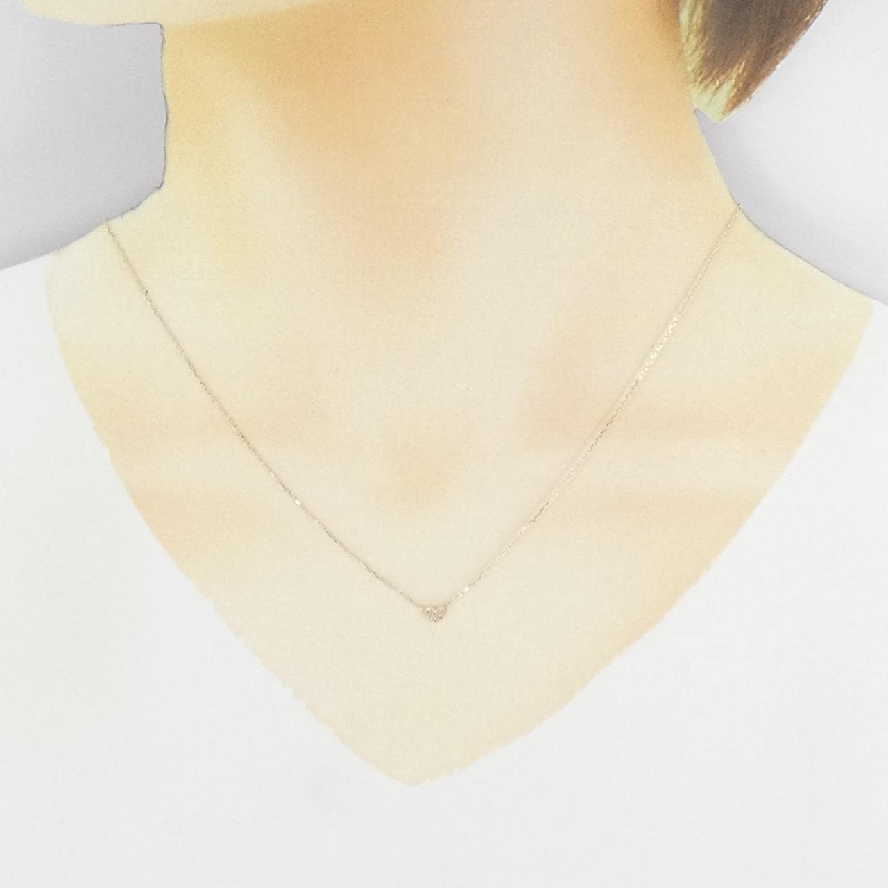 COCOSHNIK heart Diamond necklace