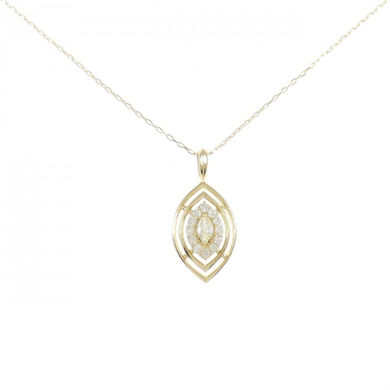 【新品】K18YG ダイヤモンド ネックレス 0.17CT