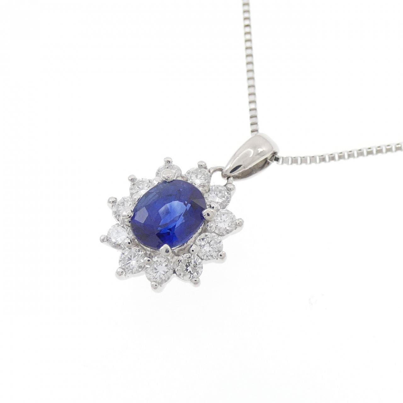 PT900/PT850 サファイヤ ネックレス 0.79CT