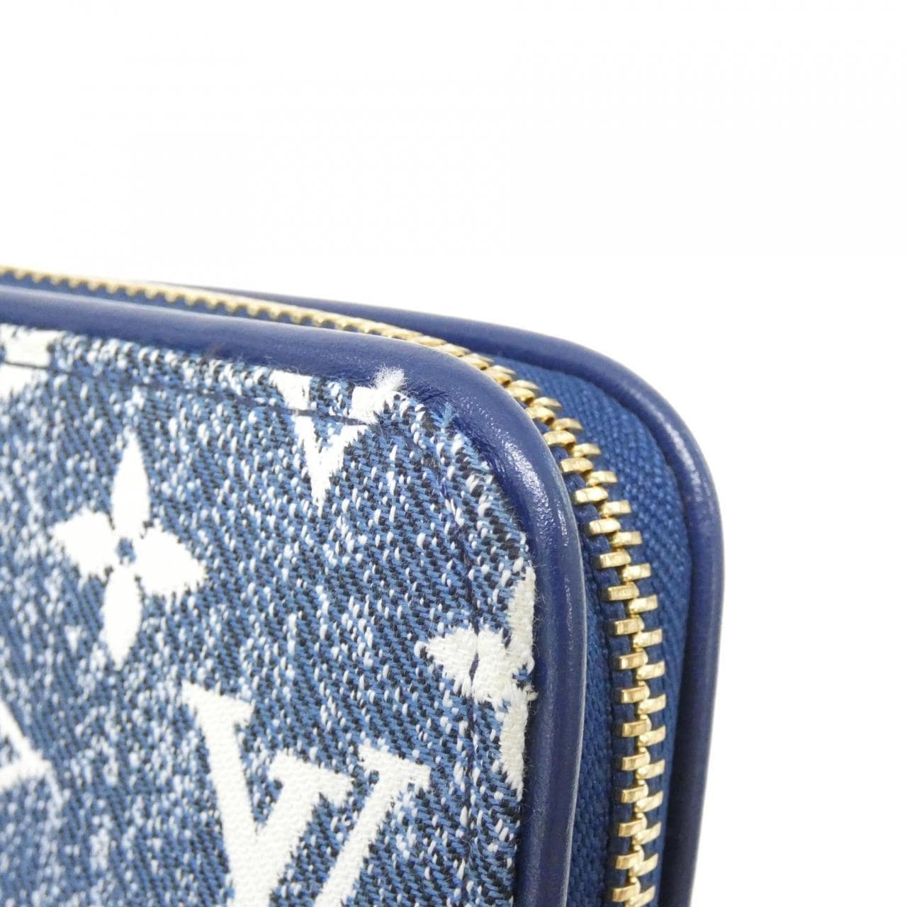 ルイヴィトン モノグラム ジャカード デニム ジッピー ウォレット M81226 財布
