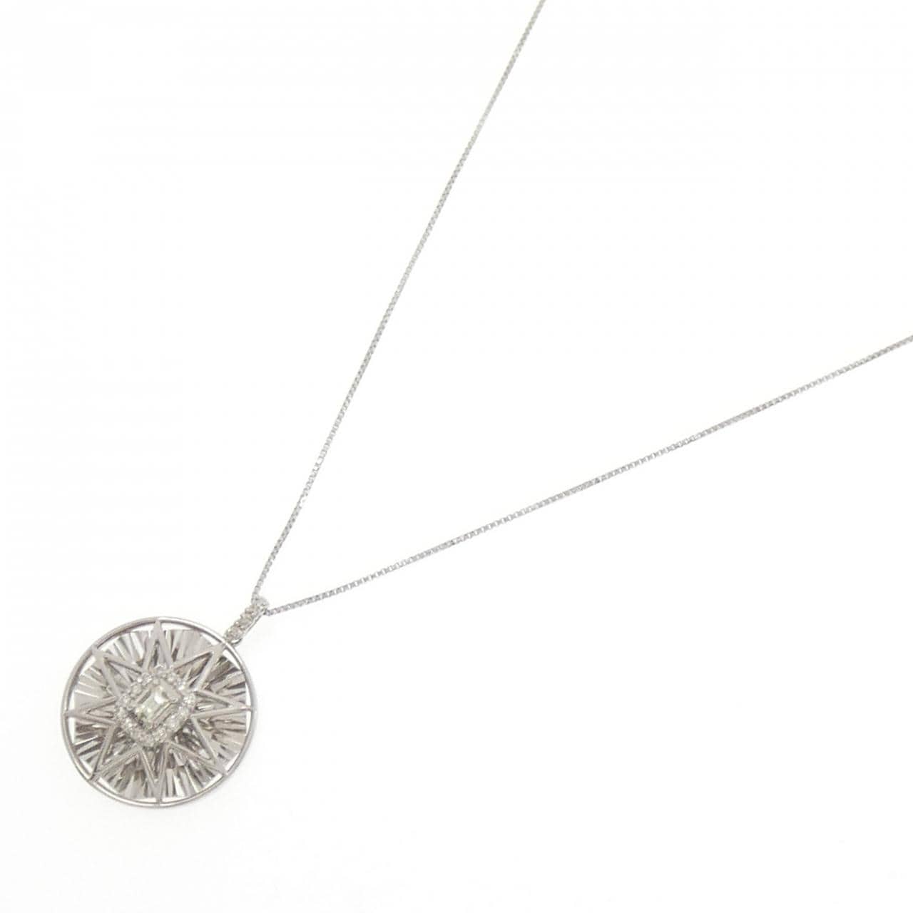 【新品】PT900/PT850 ダイヤモンド ネックレス 0.20CT