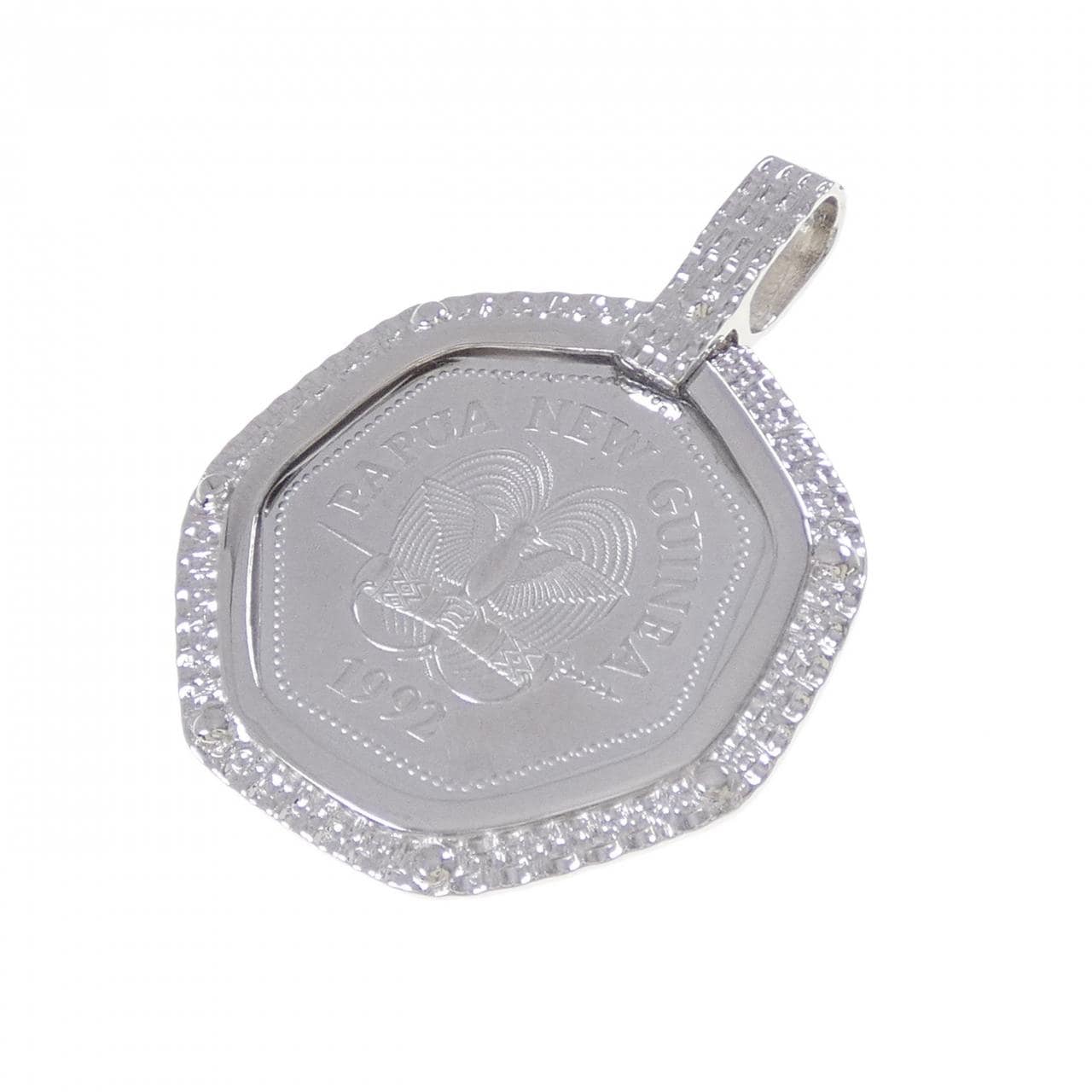 PT900 (frame) coin pendant