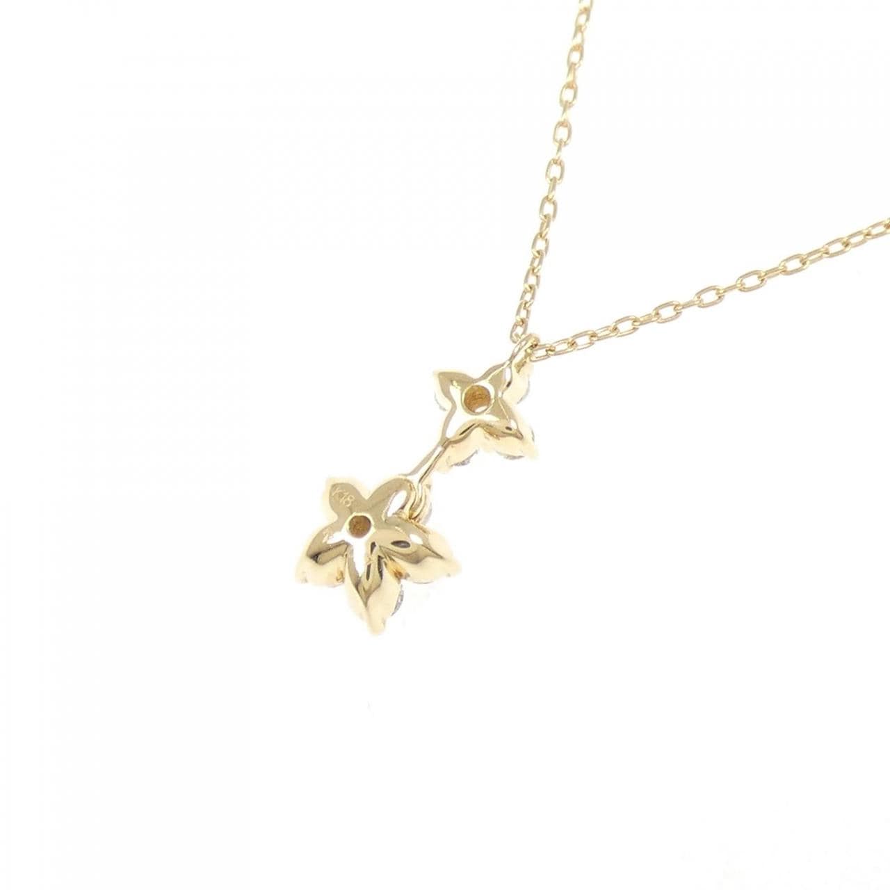 ポンテヴェキオ フラワー ダイヤモンド ネックレス 0.17CT