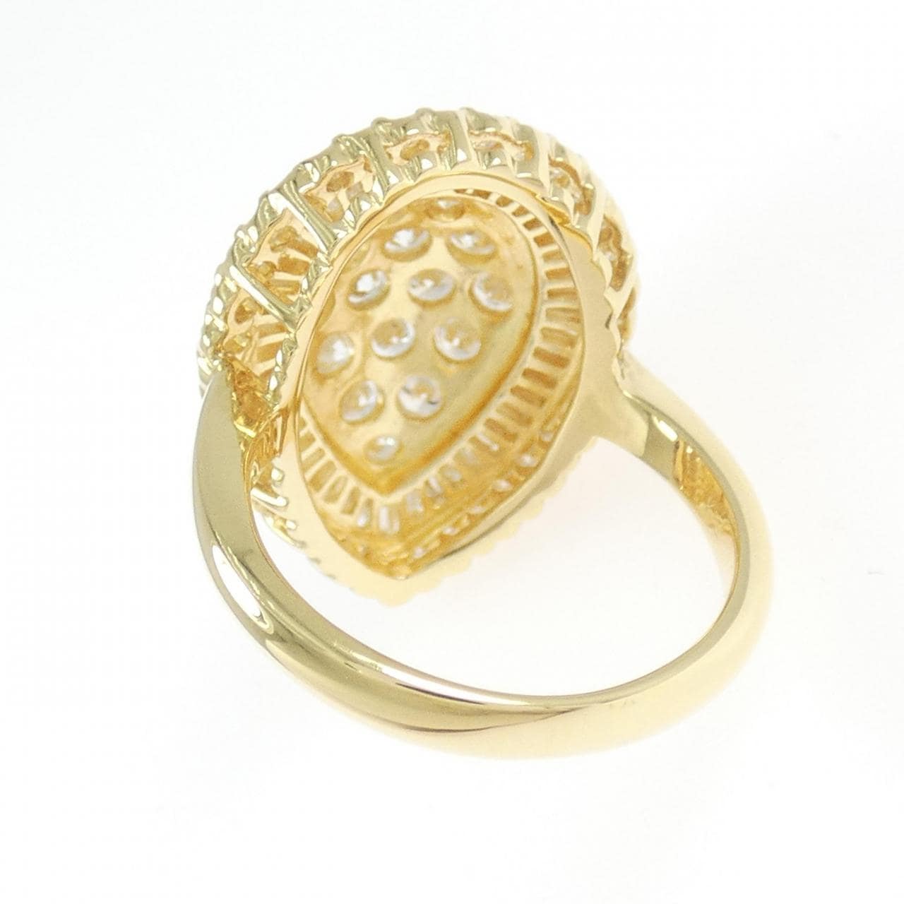 K18YG ダイヤモンド リング 2.40CT