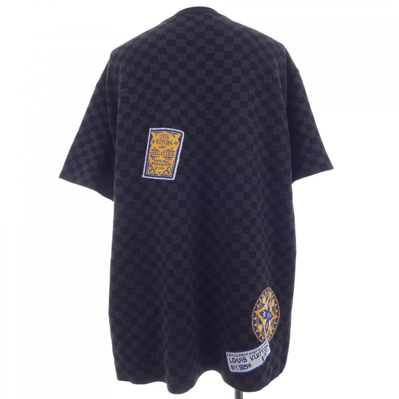 ルイヴィトン LOUIS VUITTON ダミエ ショートスリーブ シグネチャークルーネック HTN10WUQH ニット