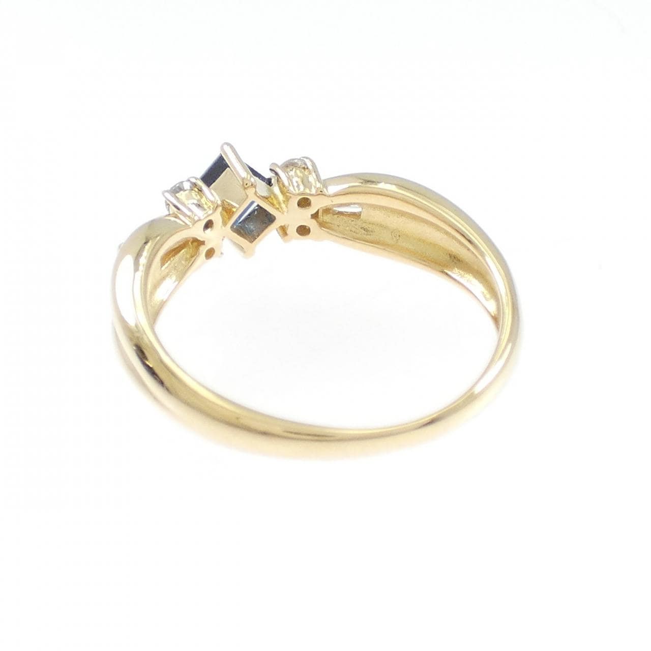 K18YG サファイヤ リング 0.31CT