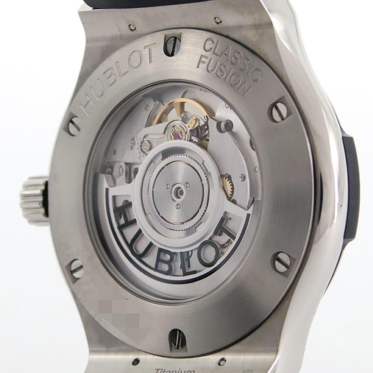 ウブロ クラシックフュージョンチタニウムブラックシャイニー 542.NX.1270.LR TI 自動巻