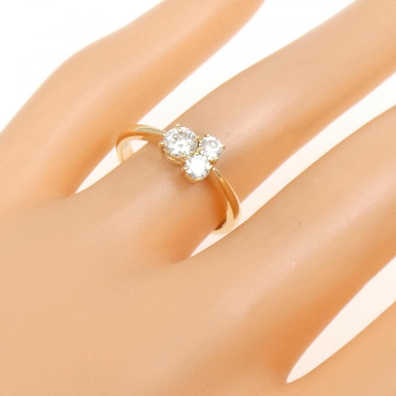 K18YG ダイヤモンド リング 0.50CT