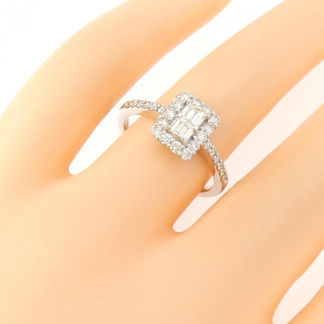 [新品] PT钻石戒指 0.58CT