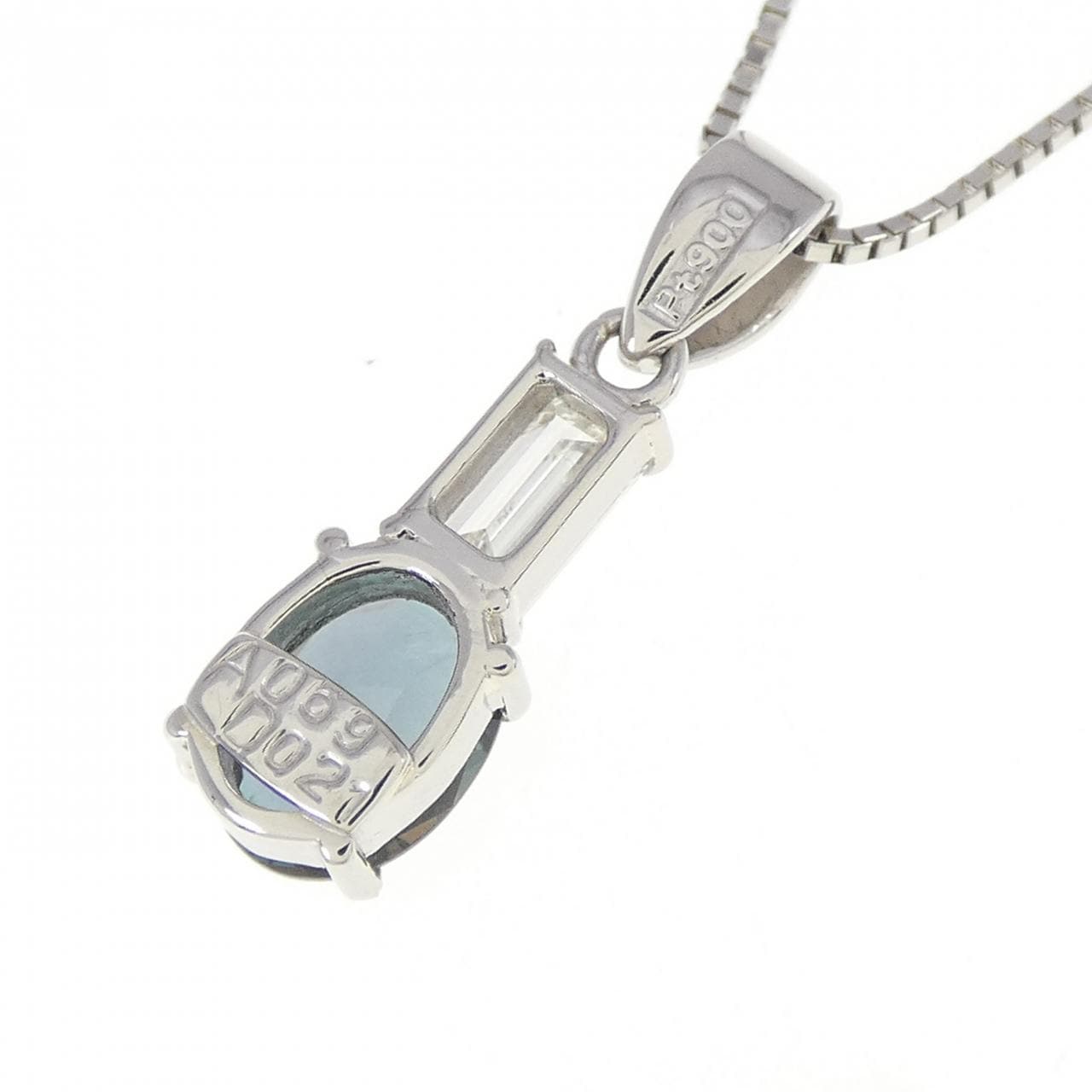 PT900/PT850 アレキサンドライト ネックレス 0.69CT ブラジル産