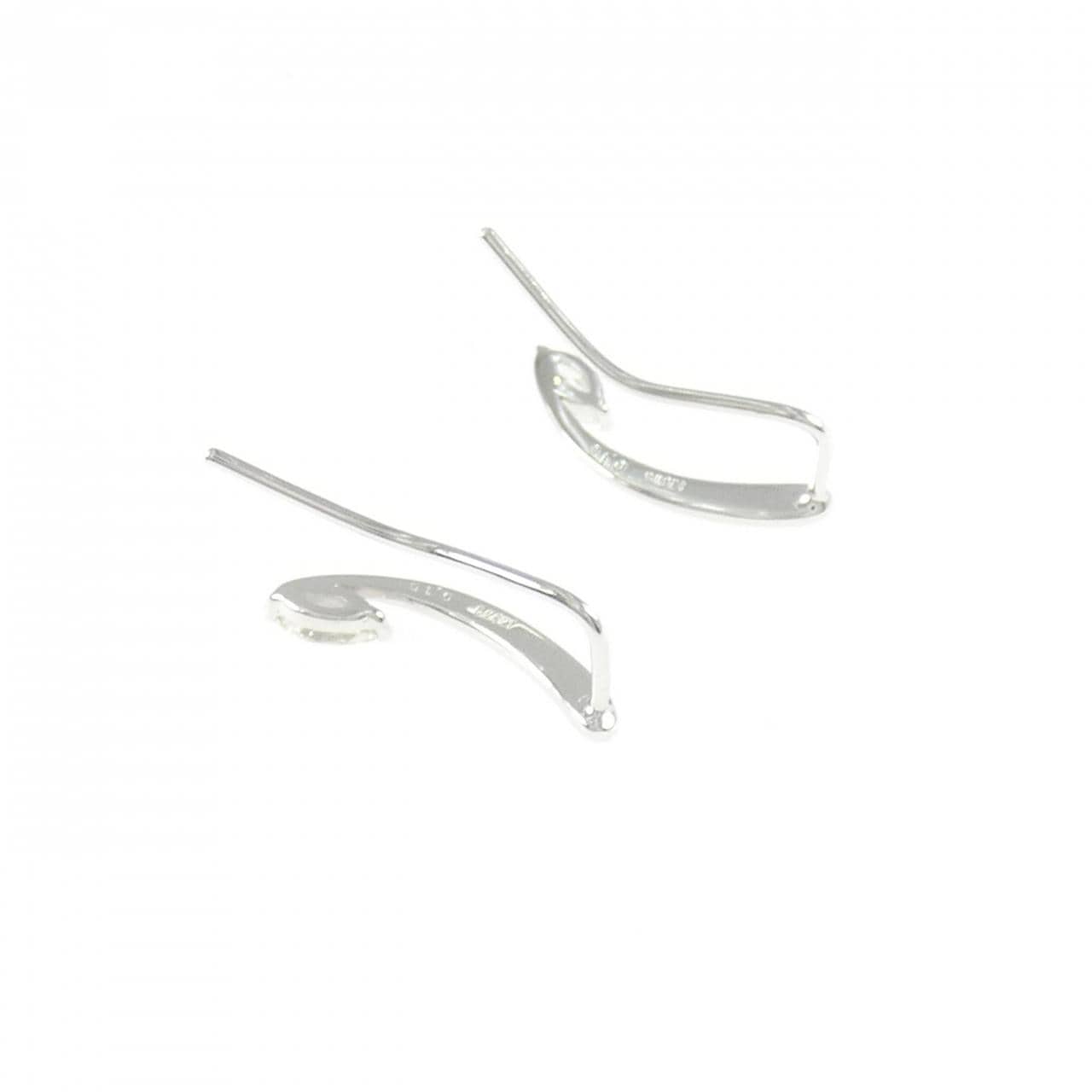 K18WG ダイヤモンド ピアス 0.20CT