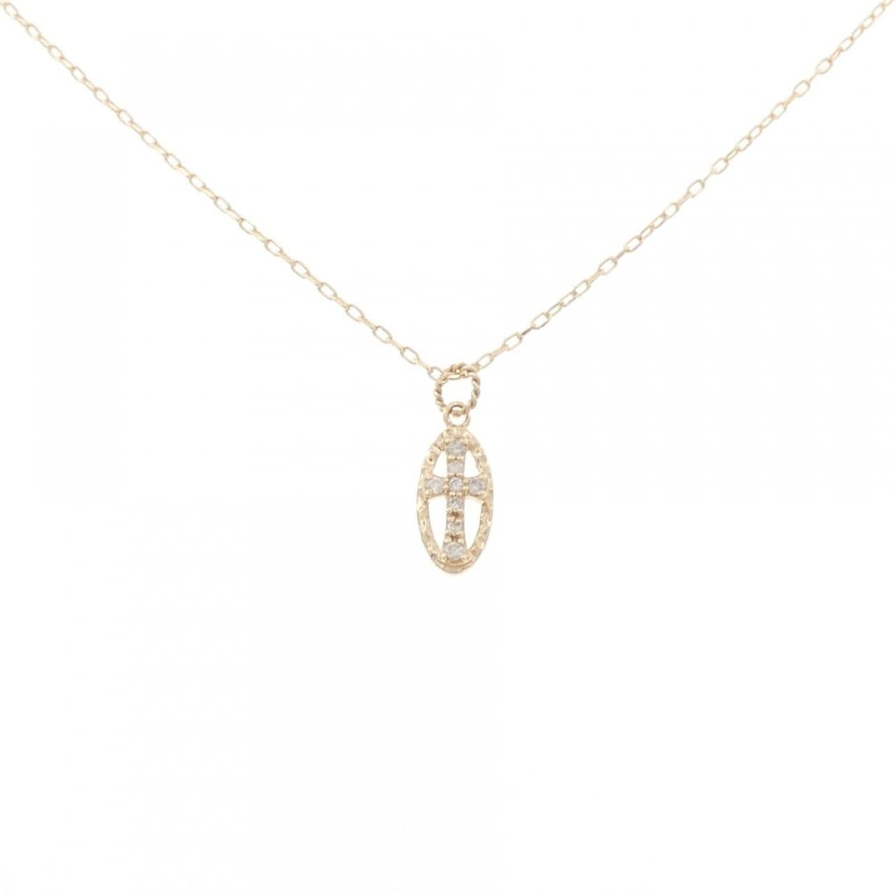 アガット ダイヤモンド ネックレス 0.05CT