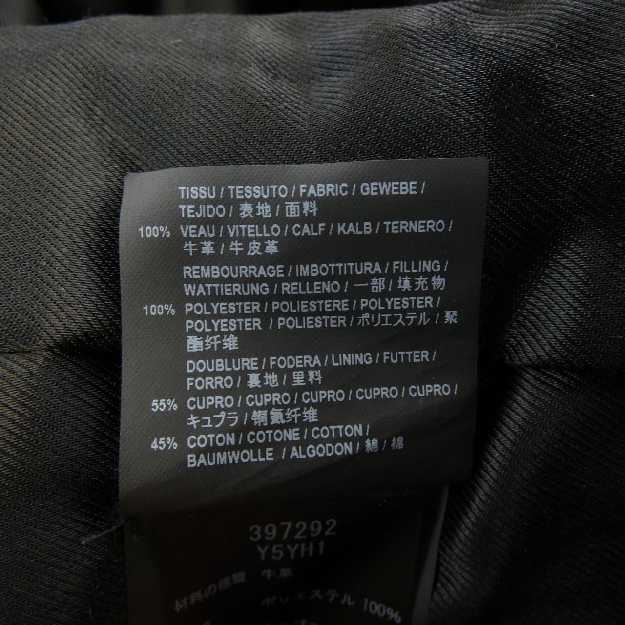 サンローラン SAINT LAURENT 397292 Y5YH1 レザーライダースジャケット