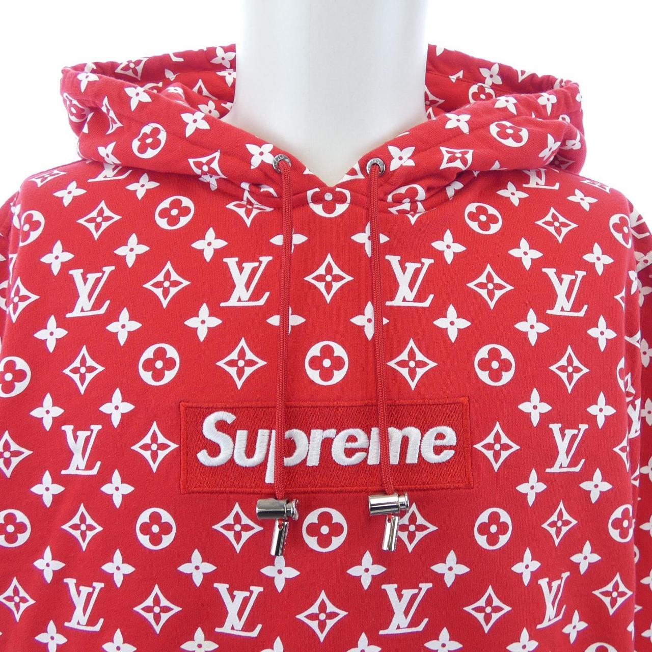 ルイヴィトン LOUIS VUITTON モノグラムボックロゴプルオーバー HDY91WJIU SUPREME パーカー